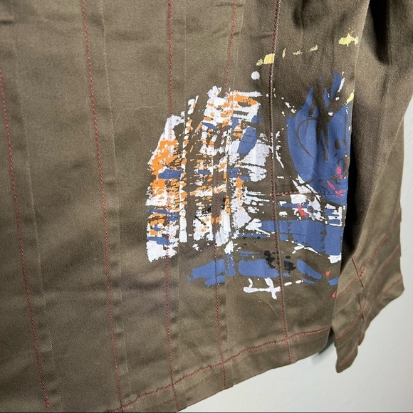 Parsley & Sage Art To Work Front Button Jacket - Picture 4 of 11